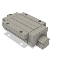 LSH20BK-F1L-H-D-M6 AIRTAC PROFILE RAIL BEARING<br>LSH 20MM SERIES, HIGH ACCURACY WITH NO PRELOAD (D) STANDARD, TOP MOUNTING FLANGE - LONG BODY